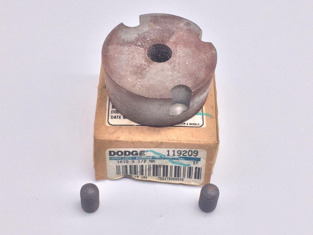 NEW Dodge 119209 Taper Lock Bushing 1610X1/2" NK 