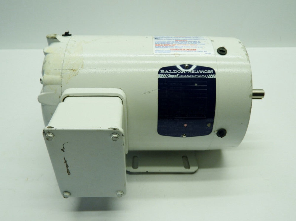 Baldor Reliance Super E Washdown Duty Motor 1.5 HP 230/460v 3PH 3500 RPM 60HZ