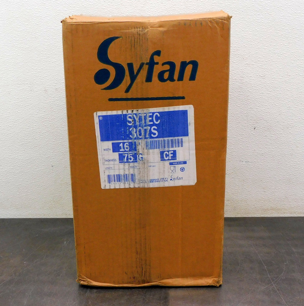 Syfan Sytec 307S Single Layer Heat Shrink Film 16" Width 75 G Thick 3500 ft Long
