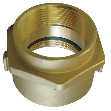 Moon American 364-25225621 Fire Hose Adapter,Fnst X Fnpt,Brass