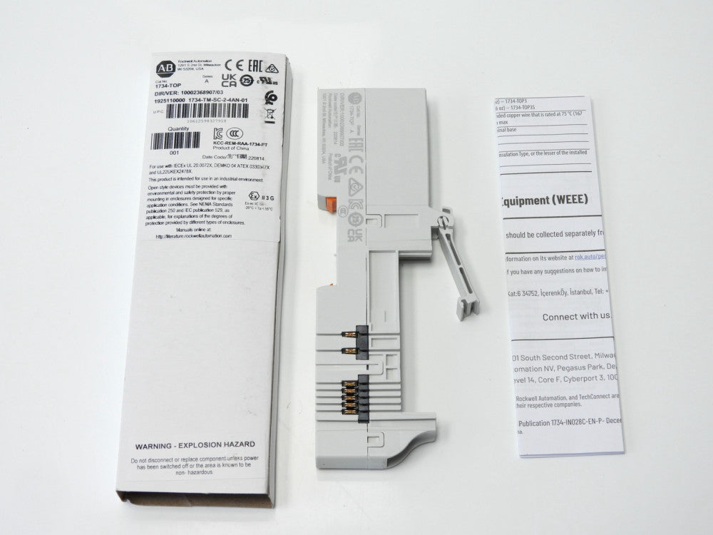 2022 Allen-Bradley 1734-TOP A Point I/O Terminal Base NEW Qty Available USA Sell