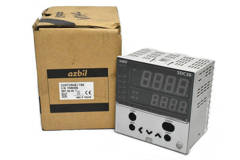 Example Single Loop Digital Controller Azbil C26TC0UA110A Single Loop Digital Controller – SPMX SOLUCIONES ...