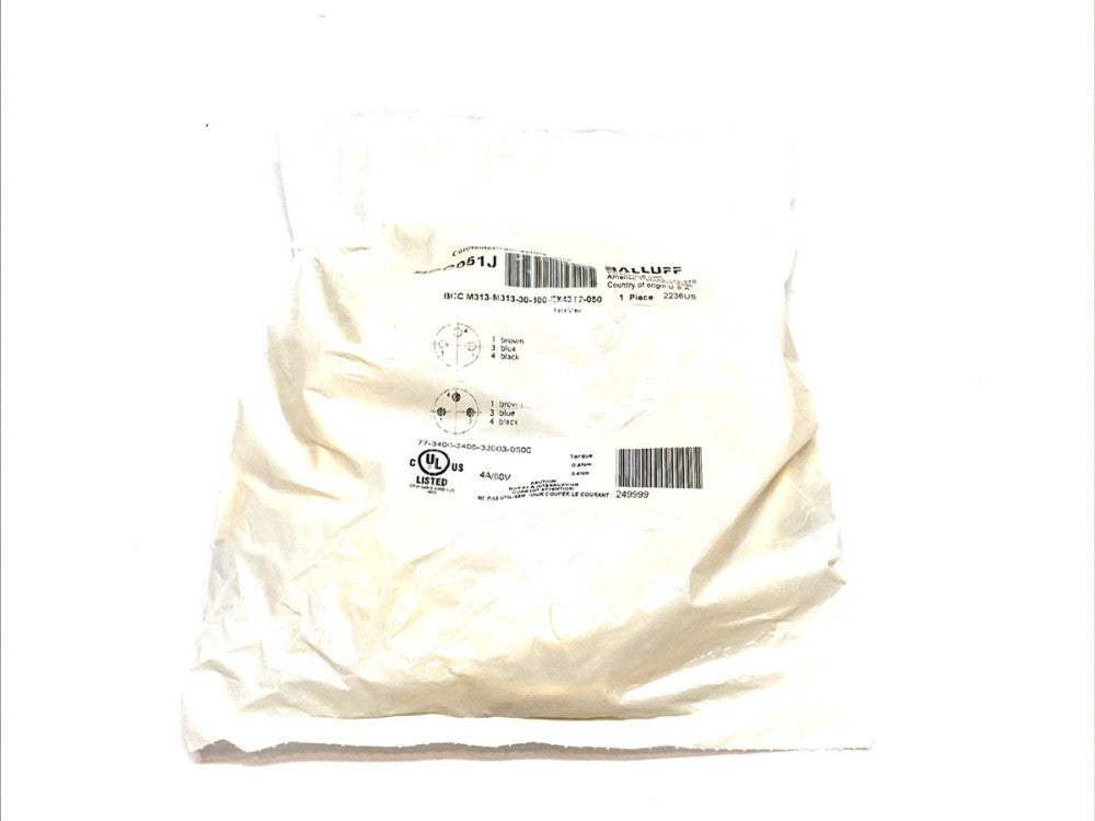 Balluff BCC051J Connectivity Cable M313-M313-30-300-EX43T2-050