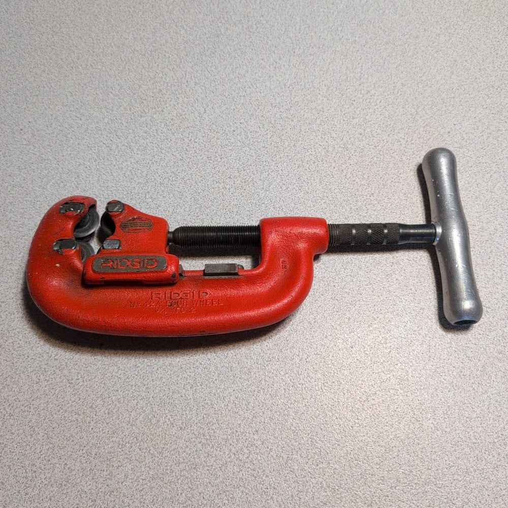 Rigid No 42A Heavy Duty Four Wheel Pipe Cutter 3/4" - 2" Pipe
