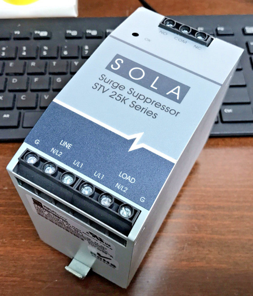 SOLA STV25K-10S DIN Rail Mount Surge Suppressor 1-PH