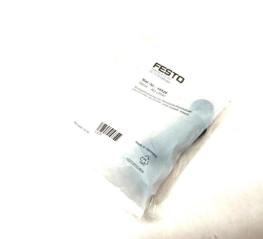 Festo NTSD-GD-13,5 Straight Power Supply Socket Cable Connector 4-Pin 18526