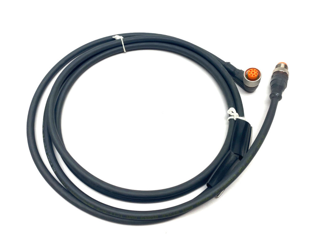 Lumberg RST 8-RKWT 8-6-337/2M Double Ended Right Angle Cordset 8-Pin M to F