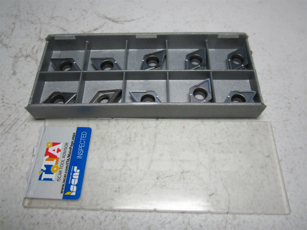 Iscar (5596185) Grade IC3028 DCMT 3-2 Carbide Turning Inserts - Pack of 10