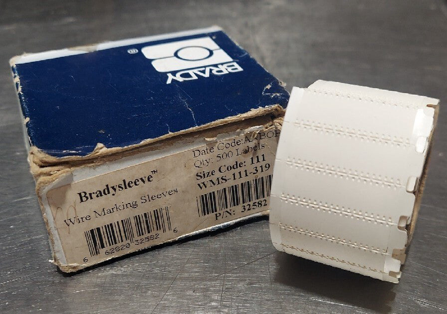 Lot Of 134 - Brady 32582 BradySleeve Non-Shrink Polyolefin Sleeves WMS-111-319