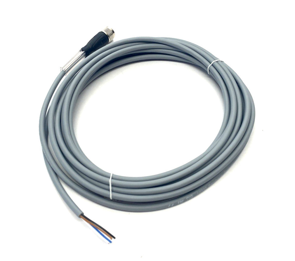 Pepperl+Fuchs V1-G-5M-PUR Female Cordset M12 4-Pin To Leads 5m 034442