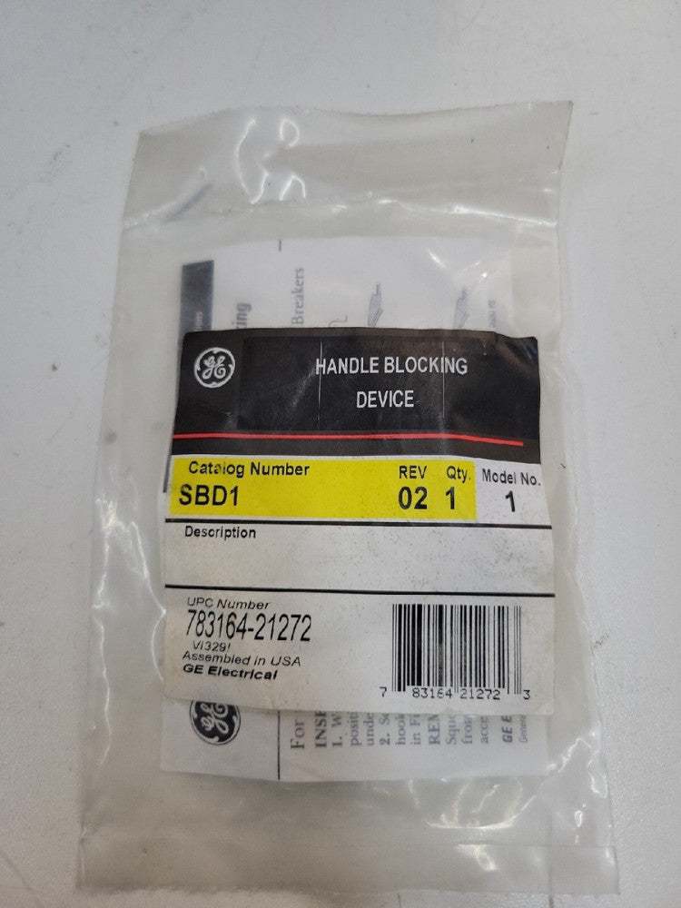 1 PCKG ONLY ~ GE SBD1 HANDLE BLOCKING DEVICE S1 E-FRAME NEW OLD STOCK !!
