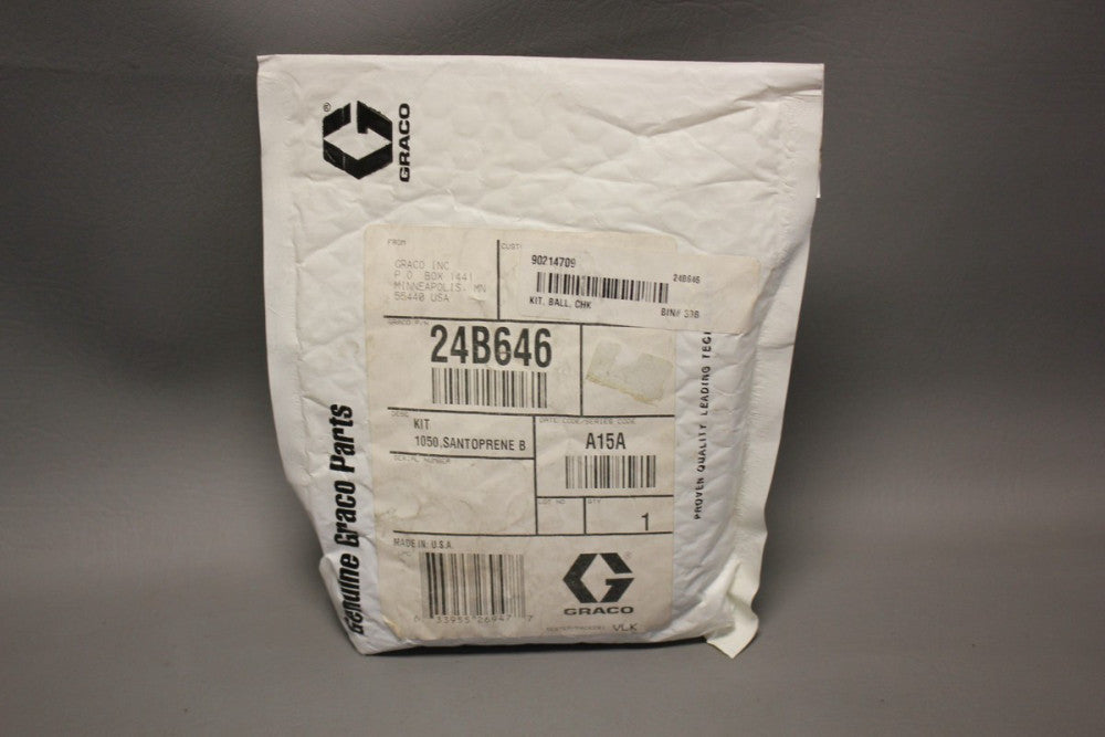 NEW GRACO 24B646 1050 SANTOPRENE B KIT