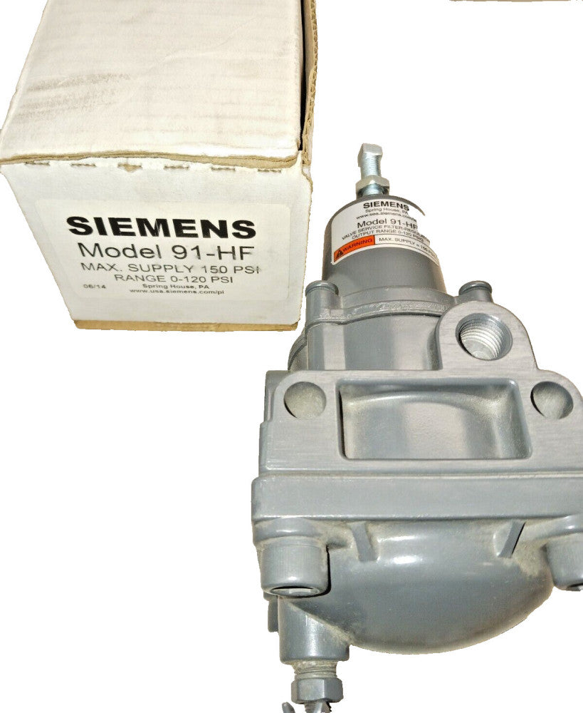 NEW SIEMENS 1/4" NPT AIR FILTER REGULATOR 150 PSI MAX  91-HF