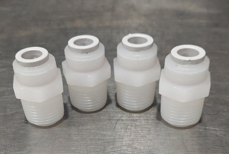 Lot Of 4 - McMaster-Carr Water Manifold Adapter NPTF 1/2-14, NSF-51 Size 6