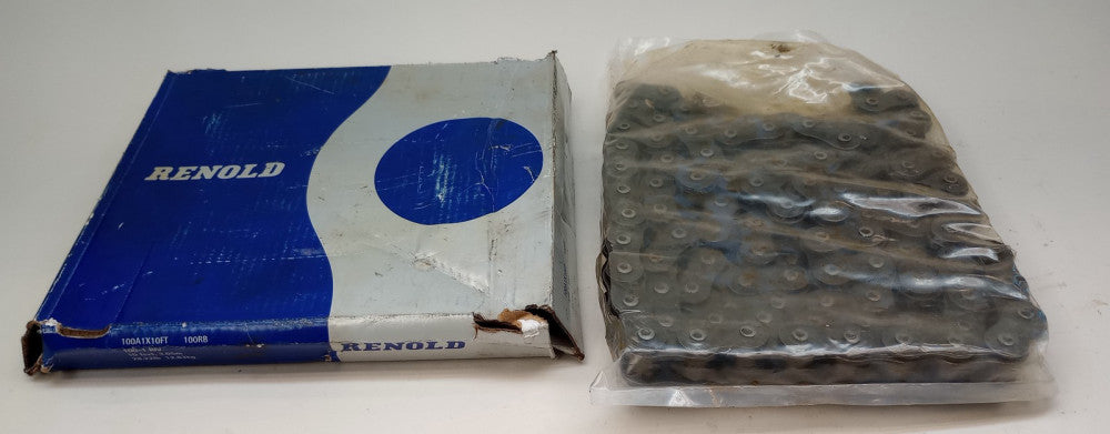 Renold 100A1X10FT Roller Chain 100-1 RIV 100RB 10FT Length Riveted
