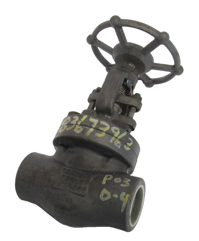 NEW BONNEY FORGE 1-1/2"-800 GATE VALVE 022077-0598