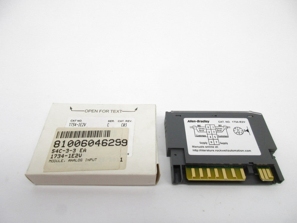 ALLEN BRADLEY 1734-IE2V SER. C F/W 3.004 24VDC NSMP
