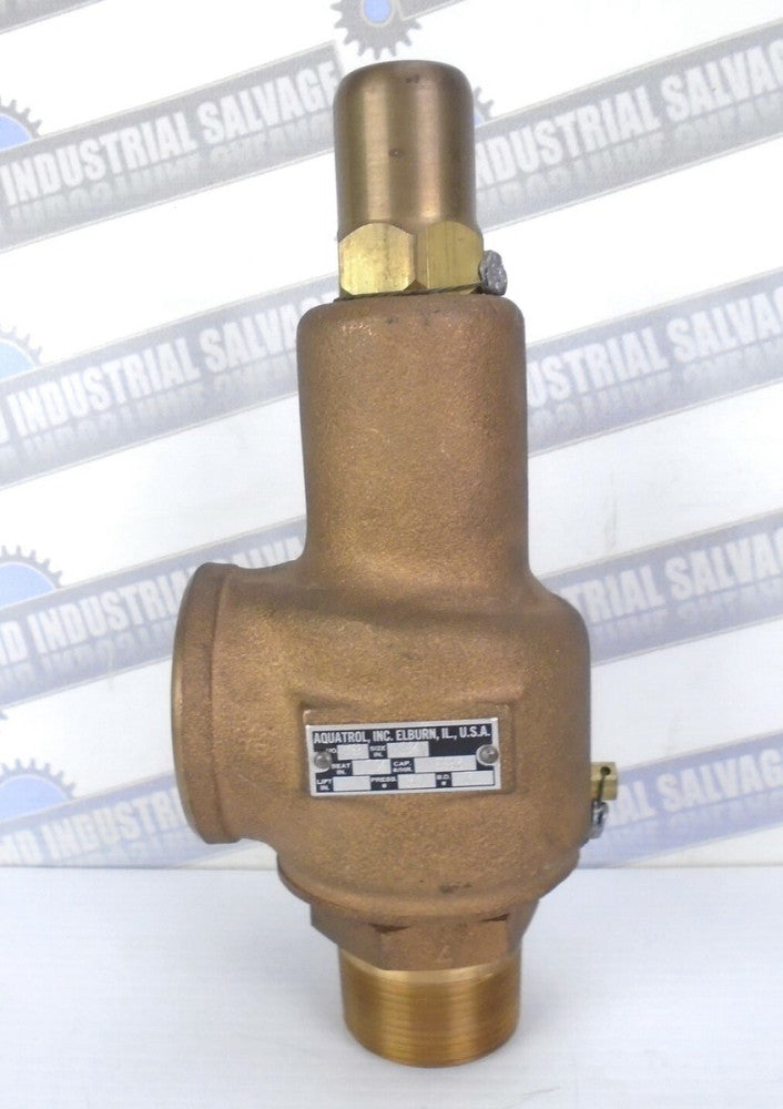 AQUATROL INC. - #79 Brass Relief Valve, 1-1/2" x 1-1/2", 693lbs per hour (NEW)