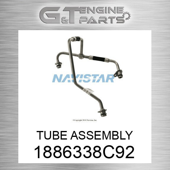 1886338C92 TUBE ASSEMBLY fits INTERNATIONAL TRUCK (New OEM Open Box)