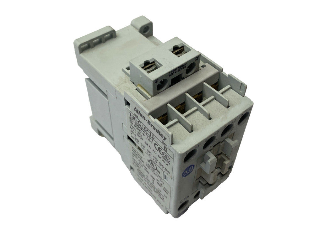 Allen Bradley 100-C16B10 IEC Contactor 600V 30A Ser. B