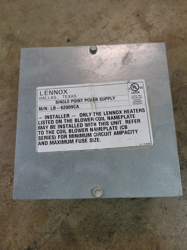 1) New Old Stock! LENNOX LB-62009CA SINGLE-POINT POWER SUPPLY KIT