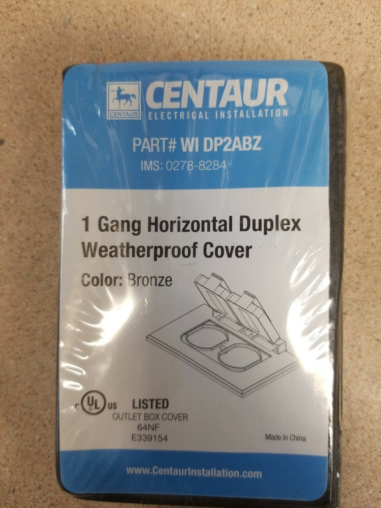 LOT OF 3 WI DP2ABZ  Weatherproof Cover 1 Gang Standard Duplex 