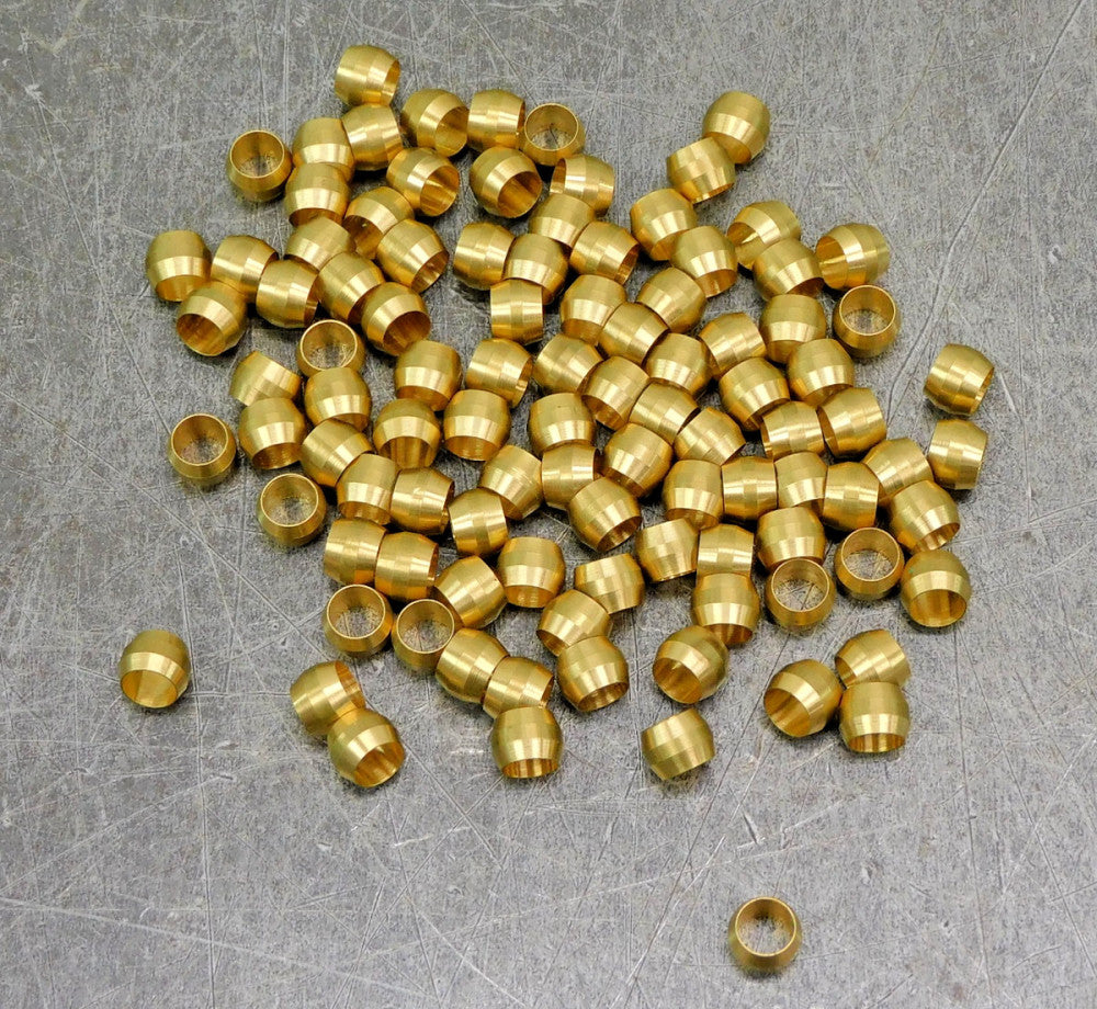 Parker Legris 0111 06 00 BNA Brass Ferrule Fitting 6mm OD Lot of (120)