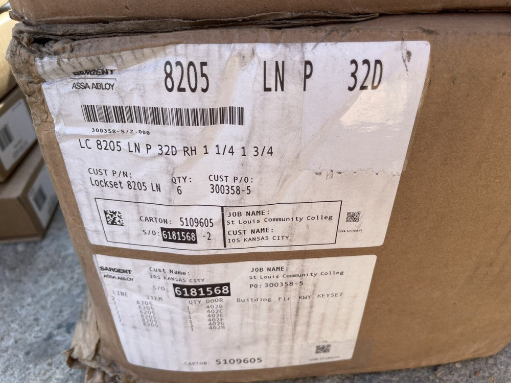 (1) GENUINE Sargent LC 8205 LN P 32D RH 1 1/4 1 3/4 Manufacturing Mortise Lock