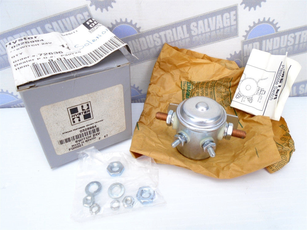 OEM Genuine HYSTER ( FORKLIFT PART 0326994 ) - 24V Solenoid - SAV 5406 (NEW)