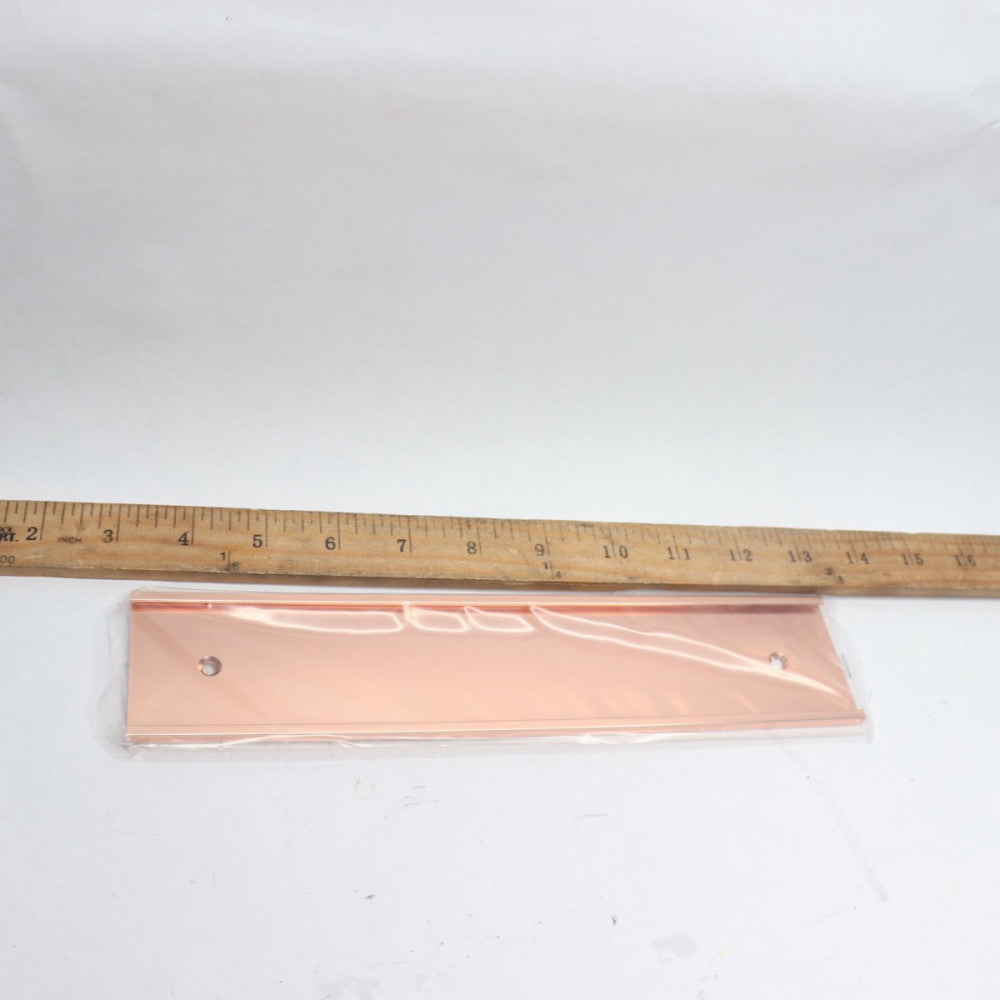 Office Wall Door Nameplate Sign Holder Aluminum Rose Gold 2" x 10" SW102G