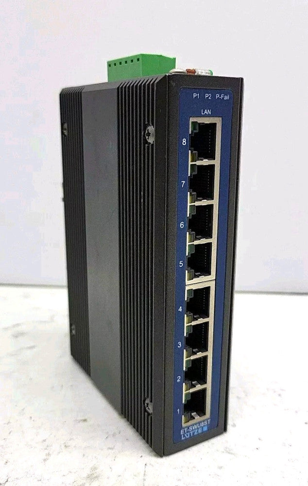 Luetze ET-SWU8ST Unmanaged Ethernet Switch 8 Port Industrial 