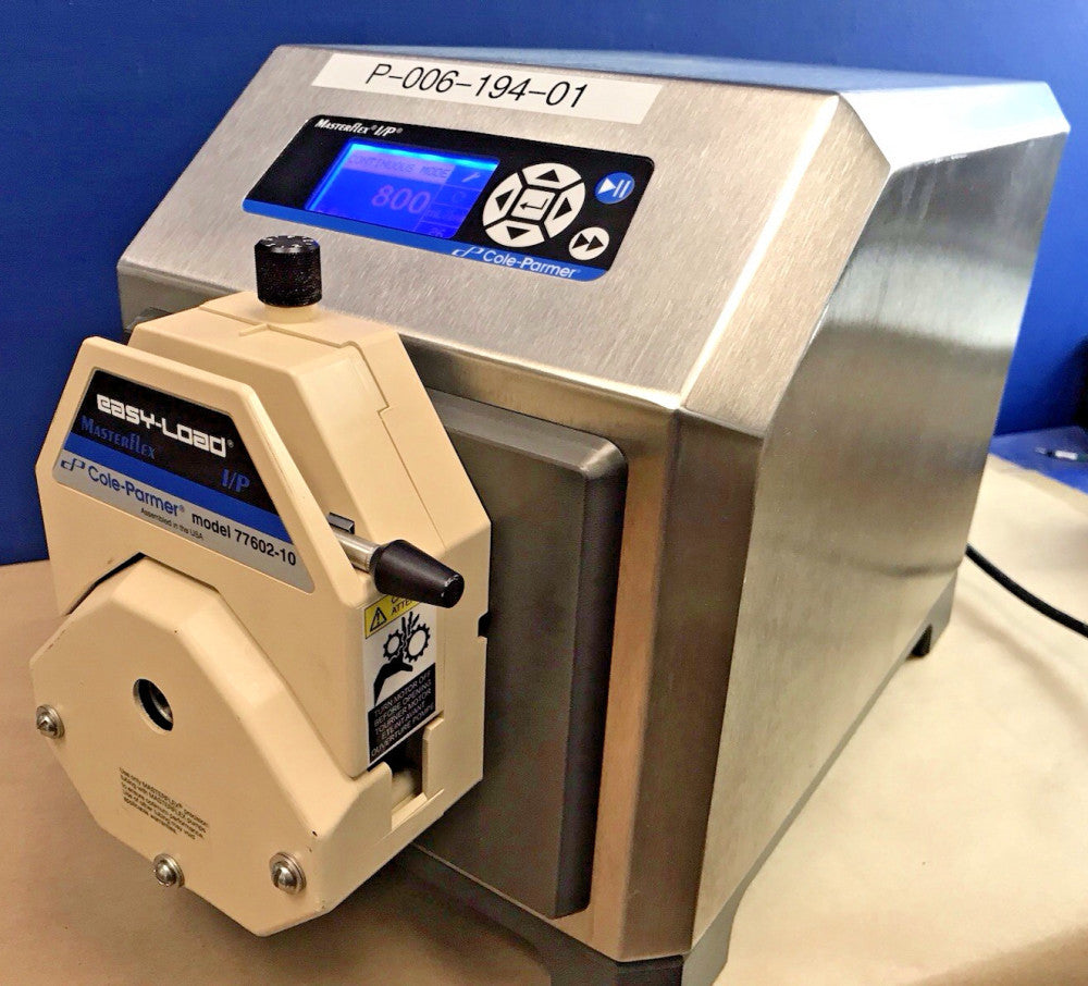 Cole-Parmer 77420-10 MasterFlex I/P Peristaltic Pump Drive with 77602-10 Head