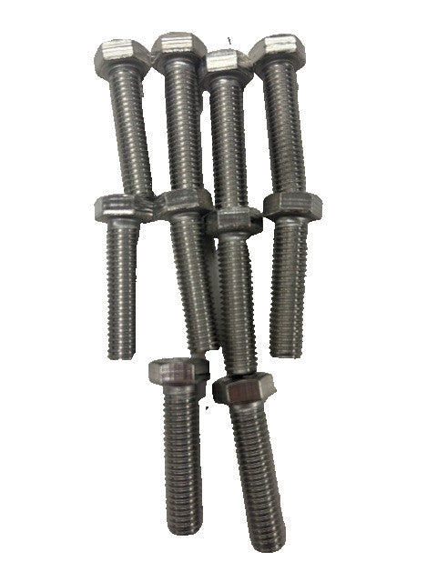 HEX HEAD CAP SCREW- DIAMETER- 1/2"/LENGTH: 2" F593C (LOT OF 10)