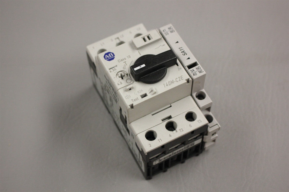 ALLEN BRADLEY CIRCUIT BREAKER+ 140M-C-A AUXILARY CONTACT 140M-C2E-B63