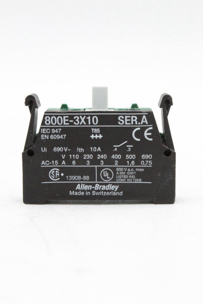 Allen-Bradley 800E-3X10 Contact Block