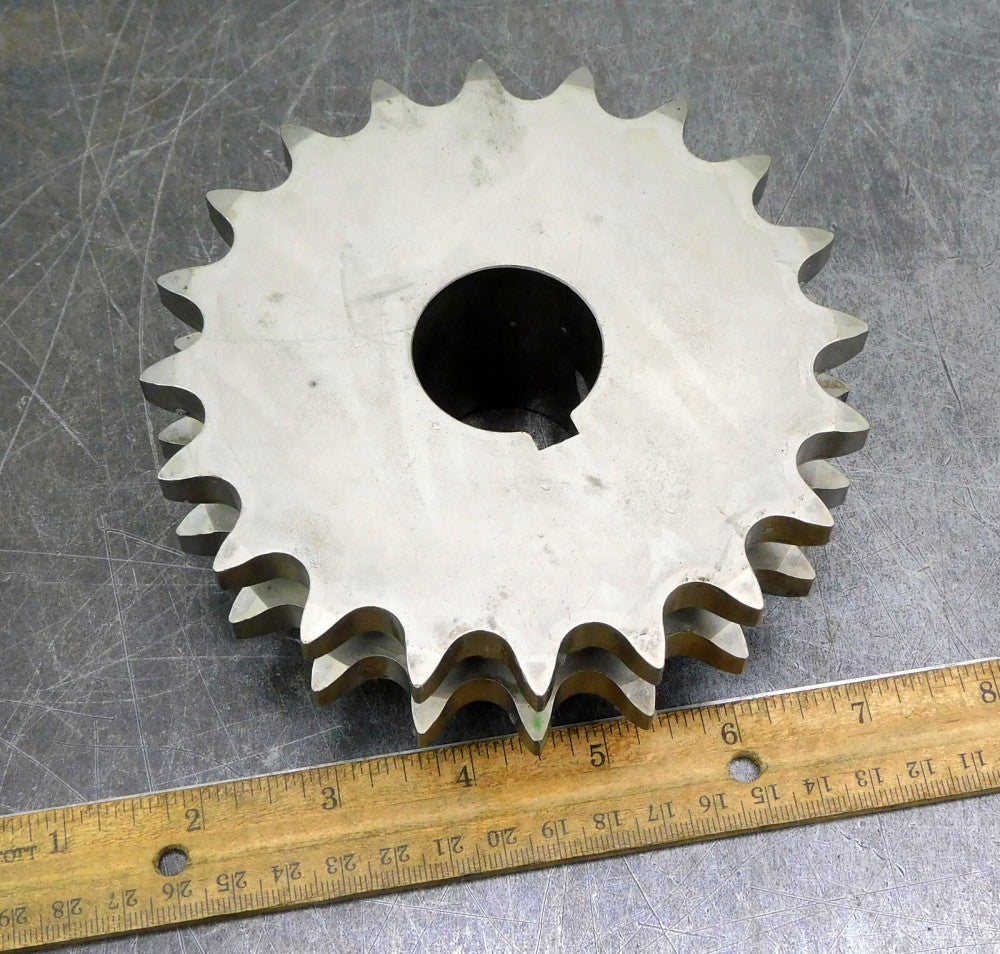 Martin D60B20H Double Roller Chain Sprocket #60 20 Teeth 1-3/8" Bore