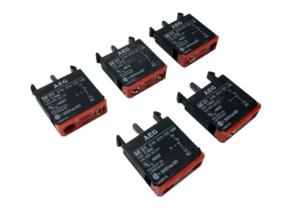 AEG SE 01 Contact Block 10A LOT OF 5