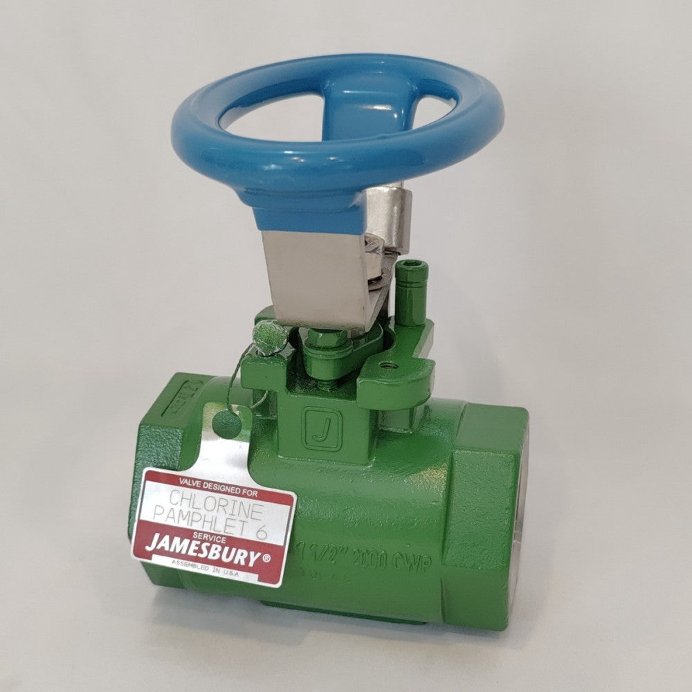 Jamesbury 9FAC3673XT48 Manual Ball Valve Xtreme Seats 1-1/2" 2000CWP CF8M