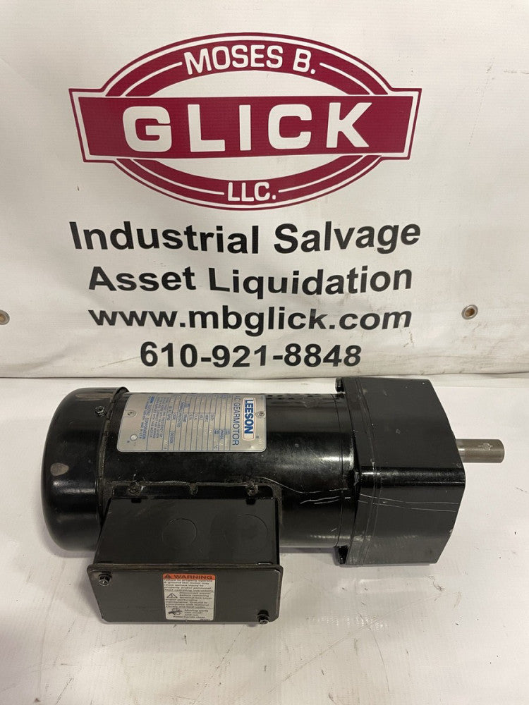 LEESON C42T17FZ14B 0.33HP AC Gearmotor 58/48rpm 230V 3PH 30:1