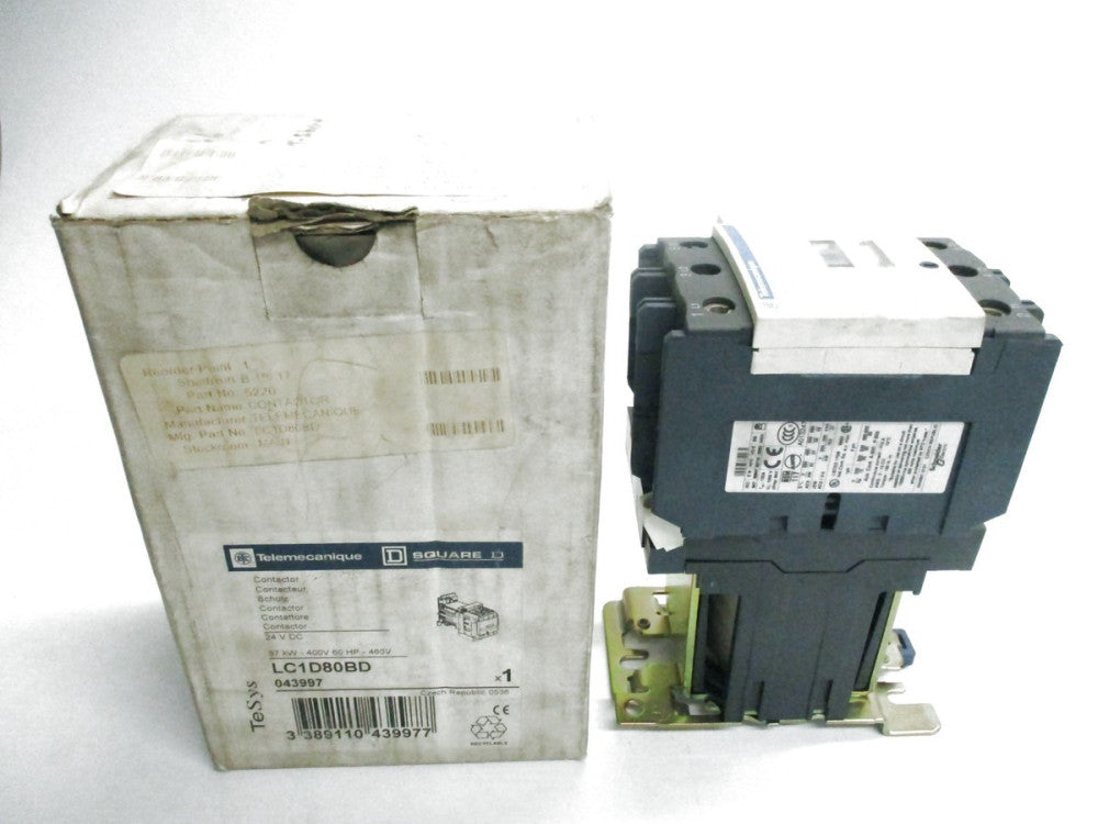 TELEMECANIQUE LC1D80BD 24VDC NSMP