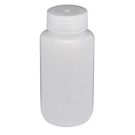Globe Scientific 7020250 Bottle, Wide Mouth, Round, Ldpe, 250Ml,Pk12