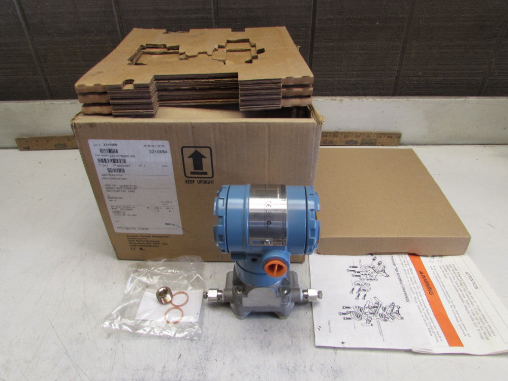 ROSEMOUNT 2051CD1A22A1AD4 , HART PRESSURE TRANSMITTER, 0-25", 10.5-42.4VDC, NIB!