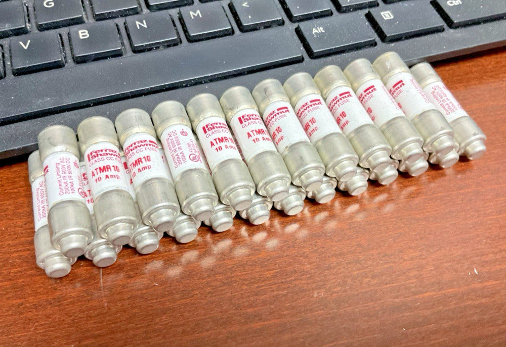 (Lot of 10) Ferraz Shawmut ATMR10 Class CC Fuse 10A 600Vac
