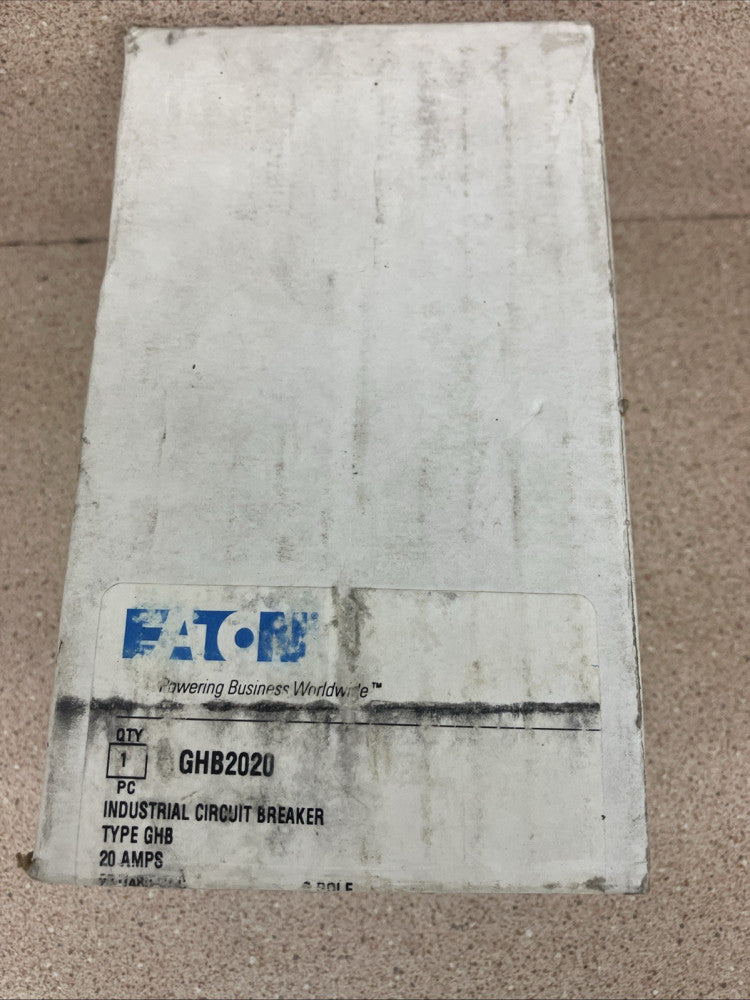 NOS - Eaton - GHB2020 Complete G-Frame Molded Case Circuit Breaker, 20A