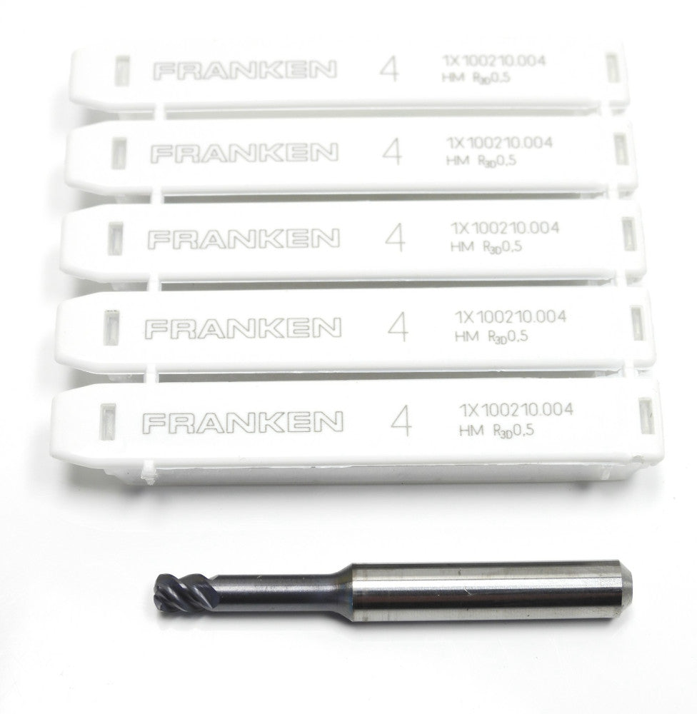 5pcs Franken 1X 100210.004 Micro Mill Bits 4 x 6 x 48.35mm