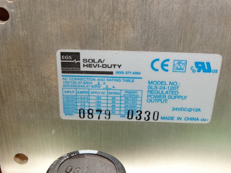 EMERSON SLS-24-120T POWER SUPPLY