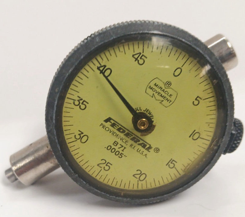 MAHR FEDERAL GAUGE DIAL INDICATOR MIRACLE MOVEMENT B71 .0005" RANGE