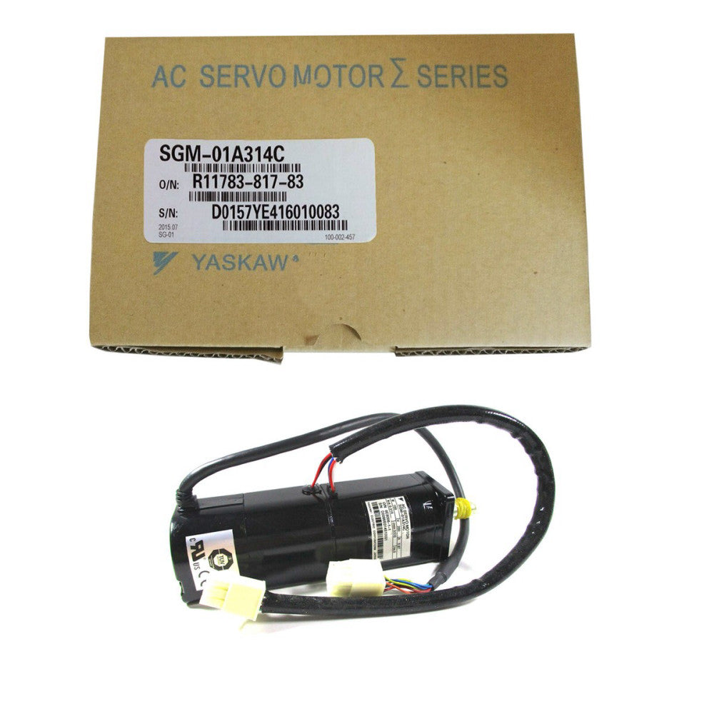 One Brand New YASKAWA SGM-01A314C Servo Motor 100w