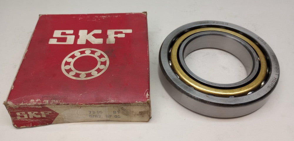 SKF 7216 BY Angular Contact Ball Bearing 80mm ID X 140mm OD X 26mm W 7216BY