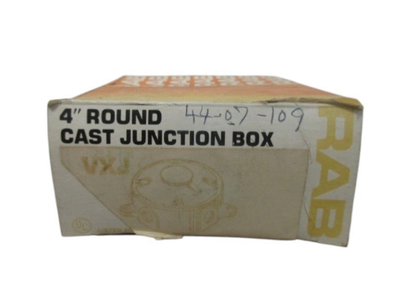 RAB VXJ 4" JUNCTION BOX NSMP